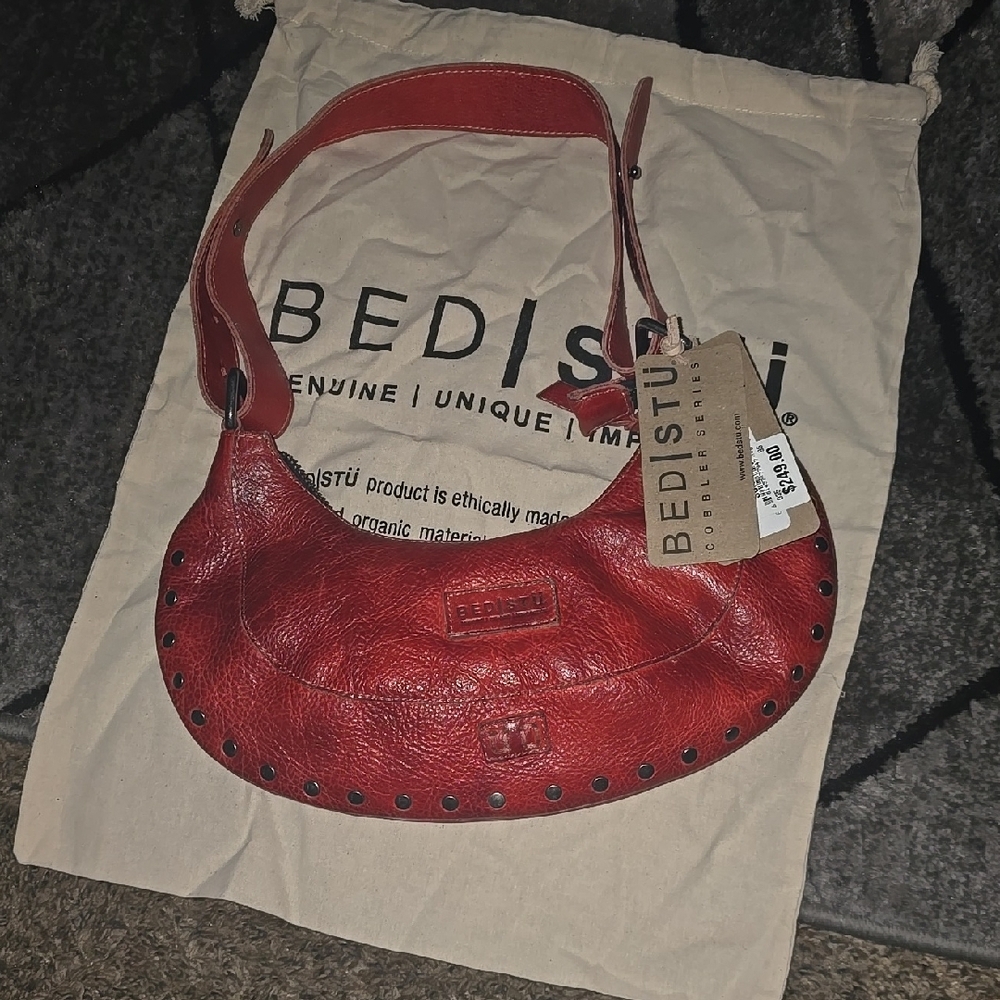 BED|STU Red Leather Women's Bag